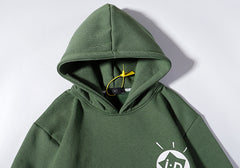 Voguable Catcus Jack Letter Print Fleece Mens Sweatshirt Stranger Things Oversize Harajuku Streetwear Casual Hooded Hoodies voguable