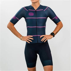 Voguable European and American Tres Pinas 2021 cycling set Women's cycling jersey, quick-drying and breathable outdoor sports suit voguable