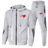 Voguable Summer Formula One Race Riders Lando Norris F1 Mclaren team zipper hoodies tracksuit men's sets clothes+trousers Sweatshirt voguable