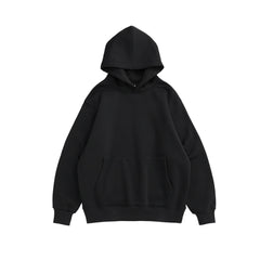 Voguable Men's Comfy Pure Hoodies 2022 Spring Fleece Oversized Hooded Sweatshirt Men Hip Hop Hoodie For Men Classic Hoody 169W voguable