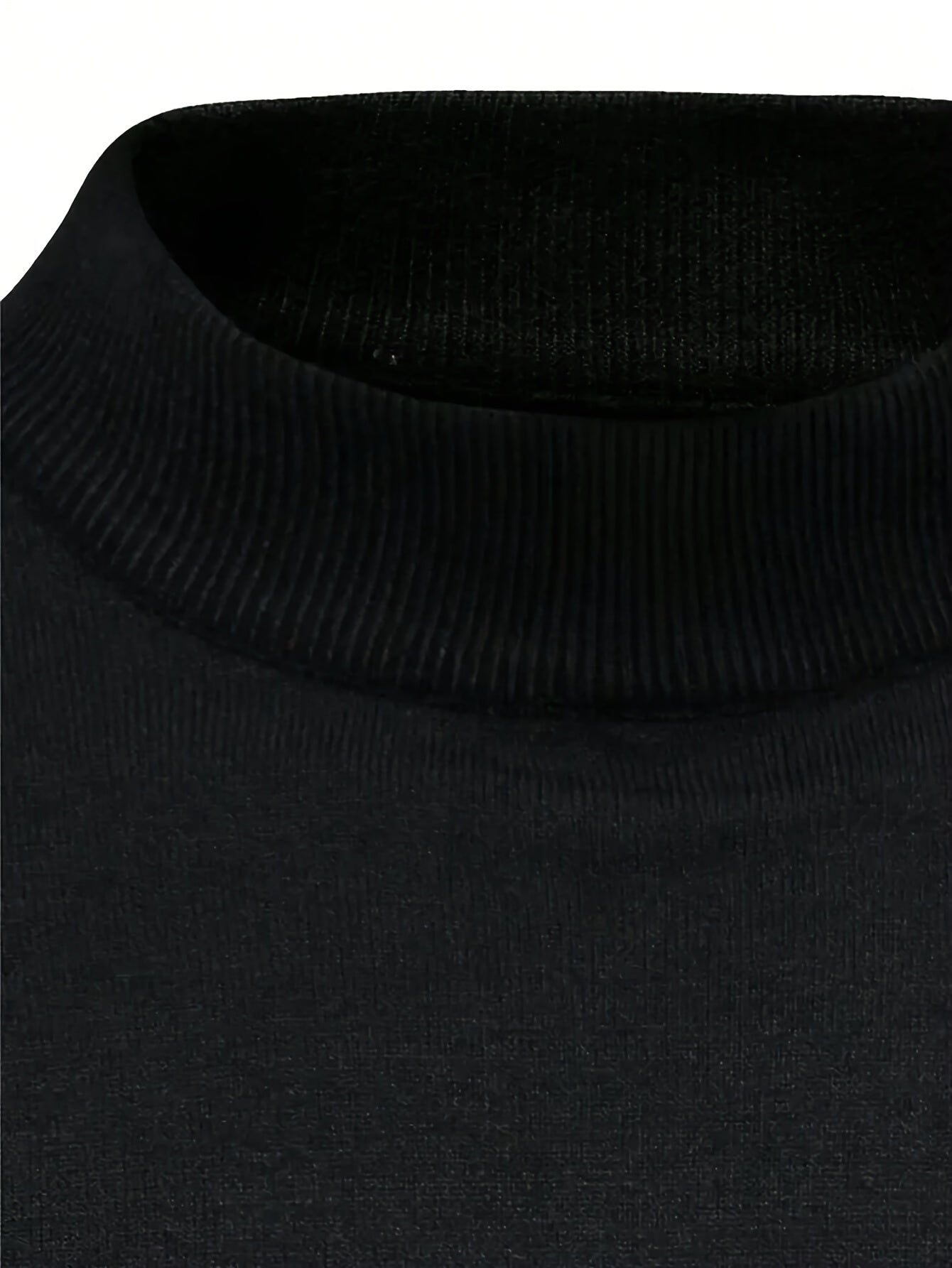 [Soft Cozy Knit Turtleneck Sweater] Men's Cozy Knit Turtleneck Sweater - Casual Solid Color Pullover for Fall/Winter, Soft Blend voguable