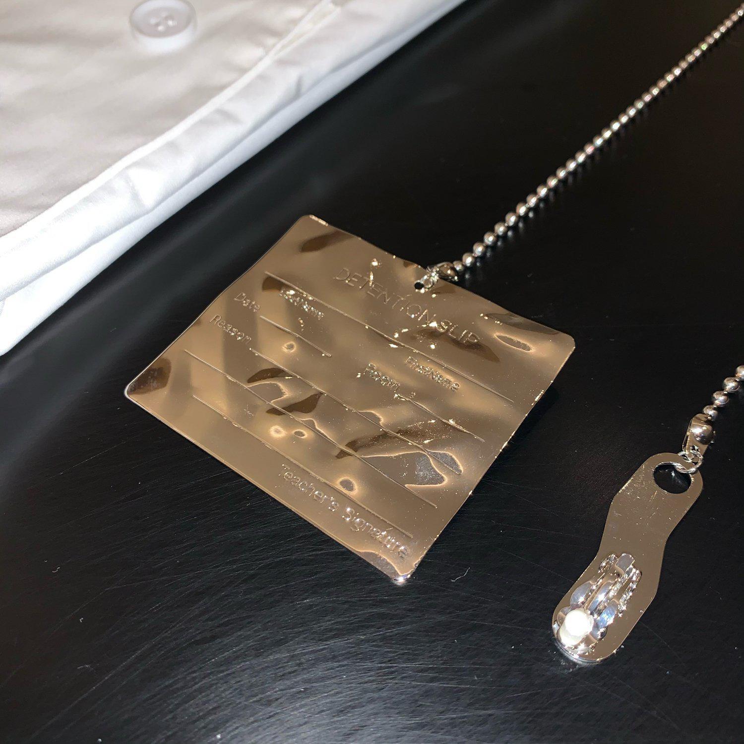 Camicia design di carte metalliche staccabili mysite
