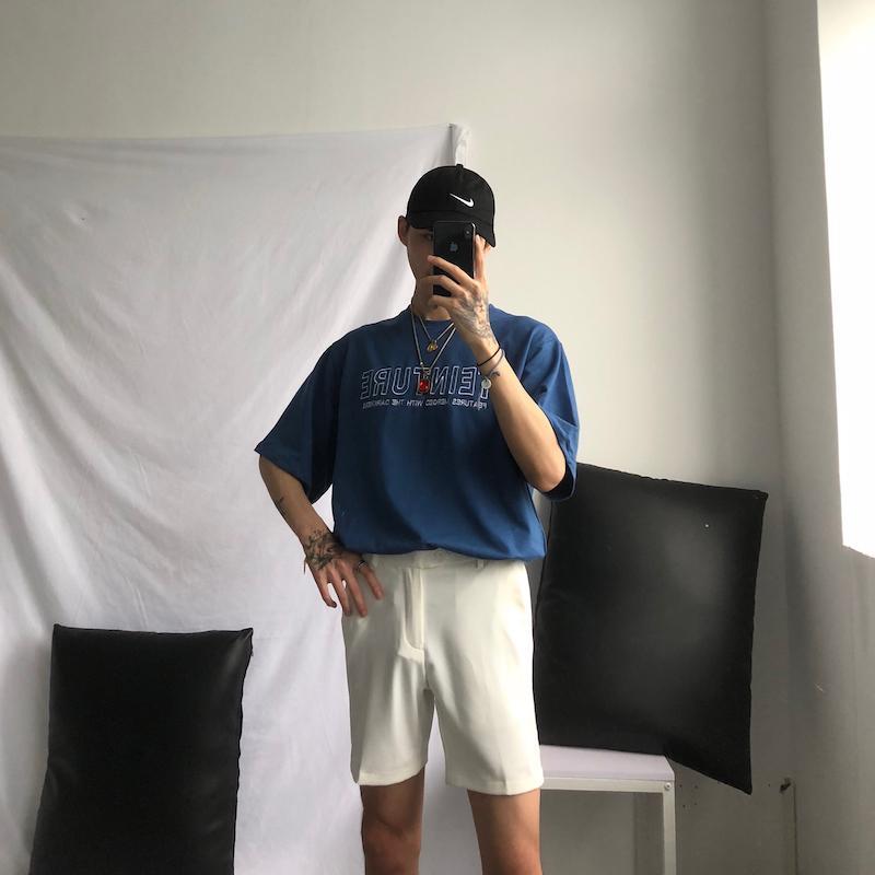 Pantaloni corti con elastico mysite