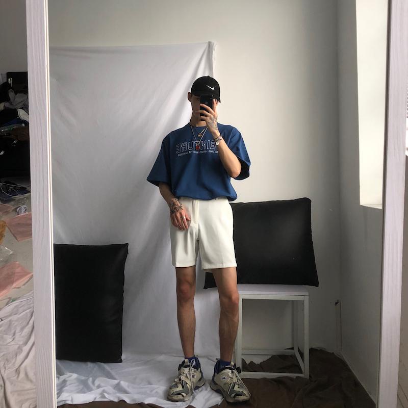 Pantaloni corti con elastico mysite