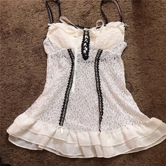 y2k Aesthetic Lace Tops Women Dark Academia Clothes Ruffles V Neck Sleeveless Camisole 2000s Gothic Clothing Streetwear voguable