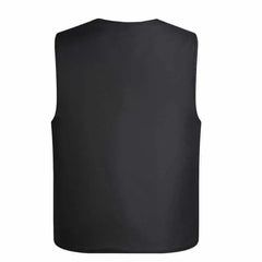 2023 Men's Black Fleece Vest Winter Sleeveless Outerwear Warm Fleece Liner Vests Plus Size 2Xl 3Xl 4Xl Soft Warm Brand Hot Sale voguable
