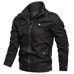 Spring Autumn Jacket Men Cotton Windbreaker Bomber Coat Military Men's Tactics Jackets Man Cargo Casual Jacket Mens Clothes 2022 voguable