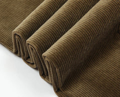 Straight Loose Corduroy Winter Pants Men Thick Black Khaki Red High Waist Male Trousers Office Big Size 40 42 voguable