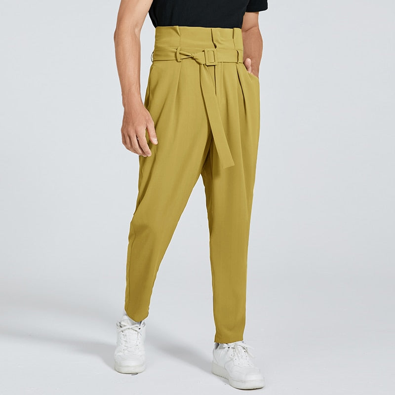 Voguable  American Style Fashion New Men Pantalons Casual Streetwear Trousers Male Lace-up Big Pocket Cargo Long Pants S-5XL voguable