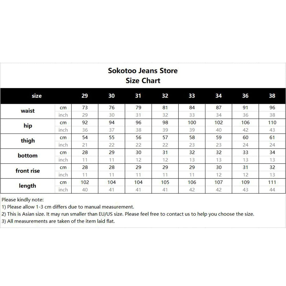 Voguable  Men's Patch Patchwork Printed Jeans Fashion Slim Straight Stretch Denim Pants Plaid Digital Painted Trousers voguable