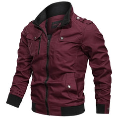 Spring Autumn Jacket Men Cotton Windbreaker Bomber Coat Military Men's Tactics Jackets Man Cargo Casual Jacket Mens Clothes 2022 voguable
