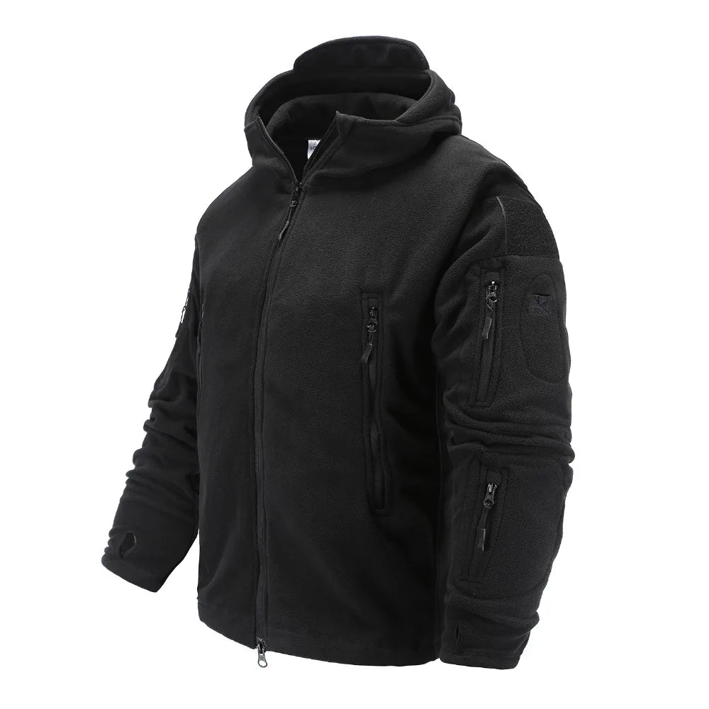 Tactical Fleece Jacket Military Uniform Soft Shell Casual Hooded Jacket Men Thermal Army Clothing voguable