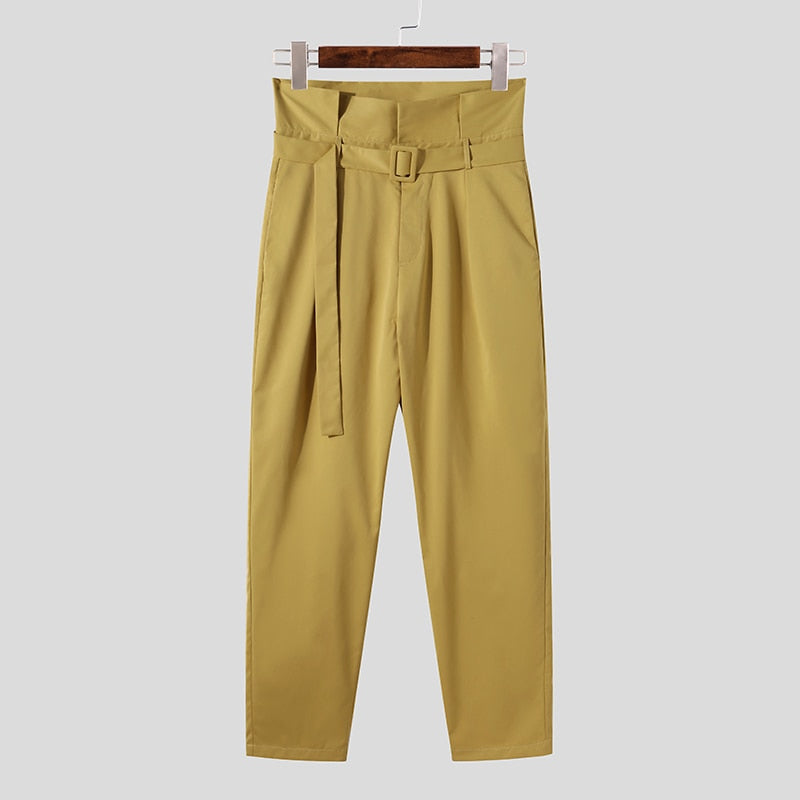 Voguable  American Style Fashion New Men Pantalons Casual Streetwear Trousers Male Lace-up Big Pocket Cargo Long Pants S-5XL voguable