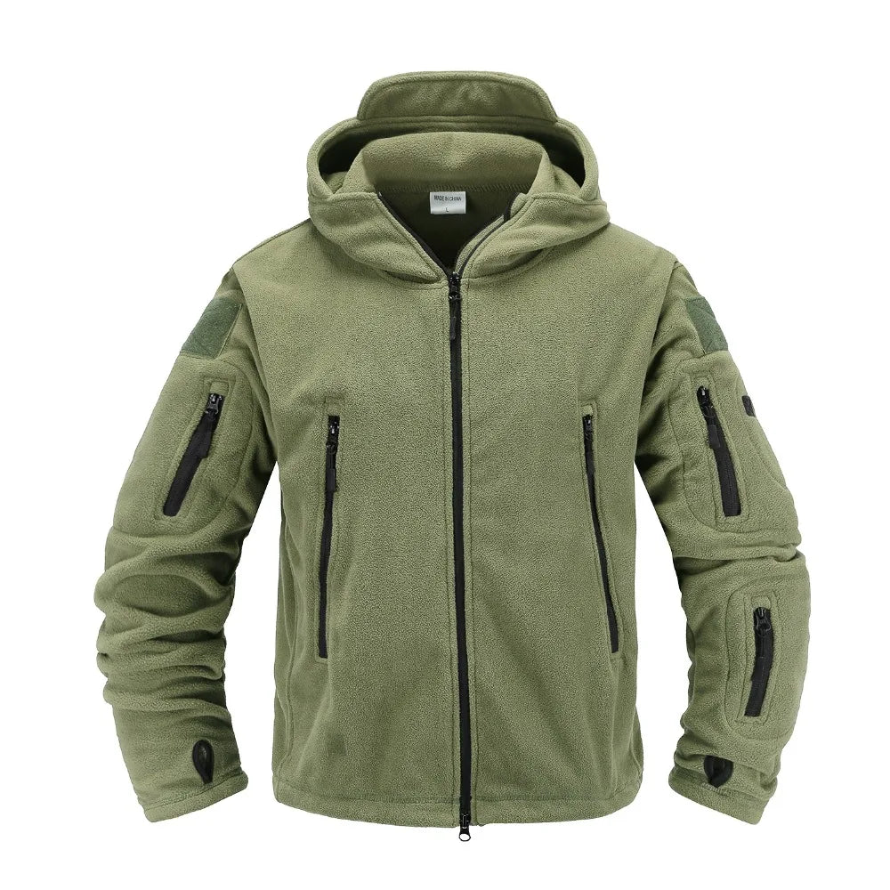 Tactical Fleece Jacket Military Uniform Soft Shell Casual Hooded Jacket Men Thermal Army Clothing voguable