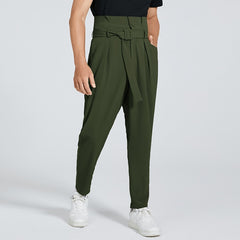 Voguable  American Style Fashion New Men Pantalons Casual Streetwear Trousers Male Lace-up Big Pocket Cargo Long Pants S-5XL voguable