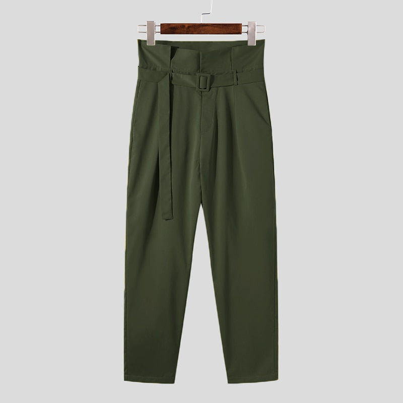 Voguable  American Style Fashion New Men Pantalons Casual Streetwear Trousers Male Lace-up Big Pocket Cargo Long Pants S-5XL voguable