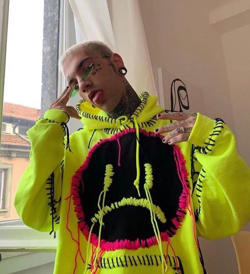 Y2k Hoodie  vintage Hoodie Kawaii hoodiesStreet hoodiesHip-hop hoodiesDark black hoodiesHip-hop hoodies Gothic hoodies voguable