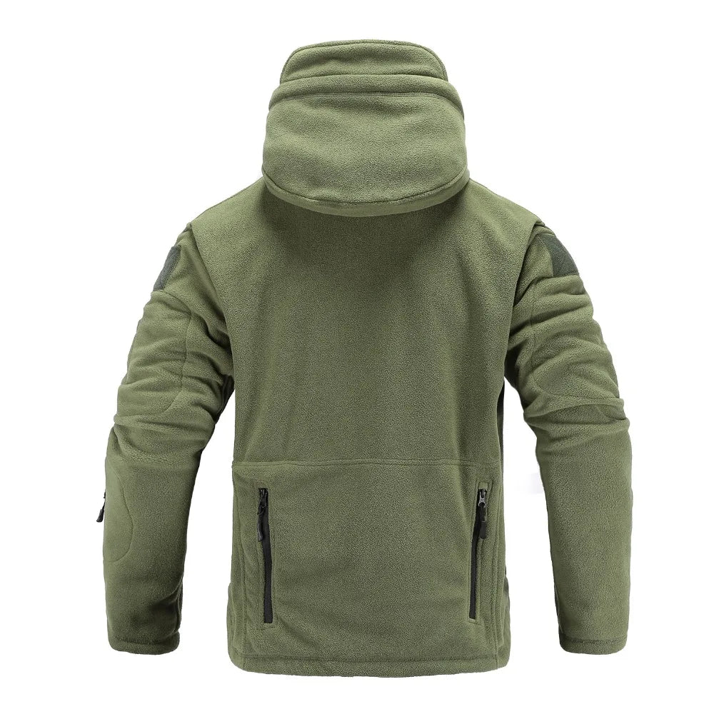 Tactical Fleece Jacket Military Uniform Soft Shell Casual Hooded Jacket Men Thermal Army Clothing voguable