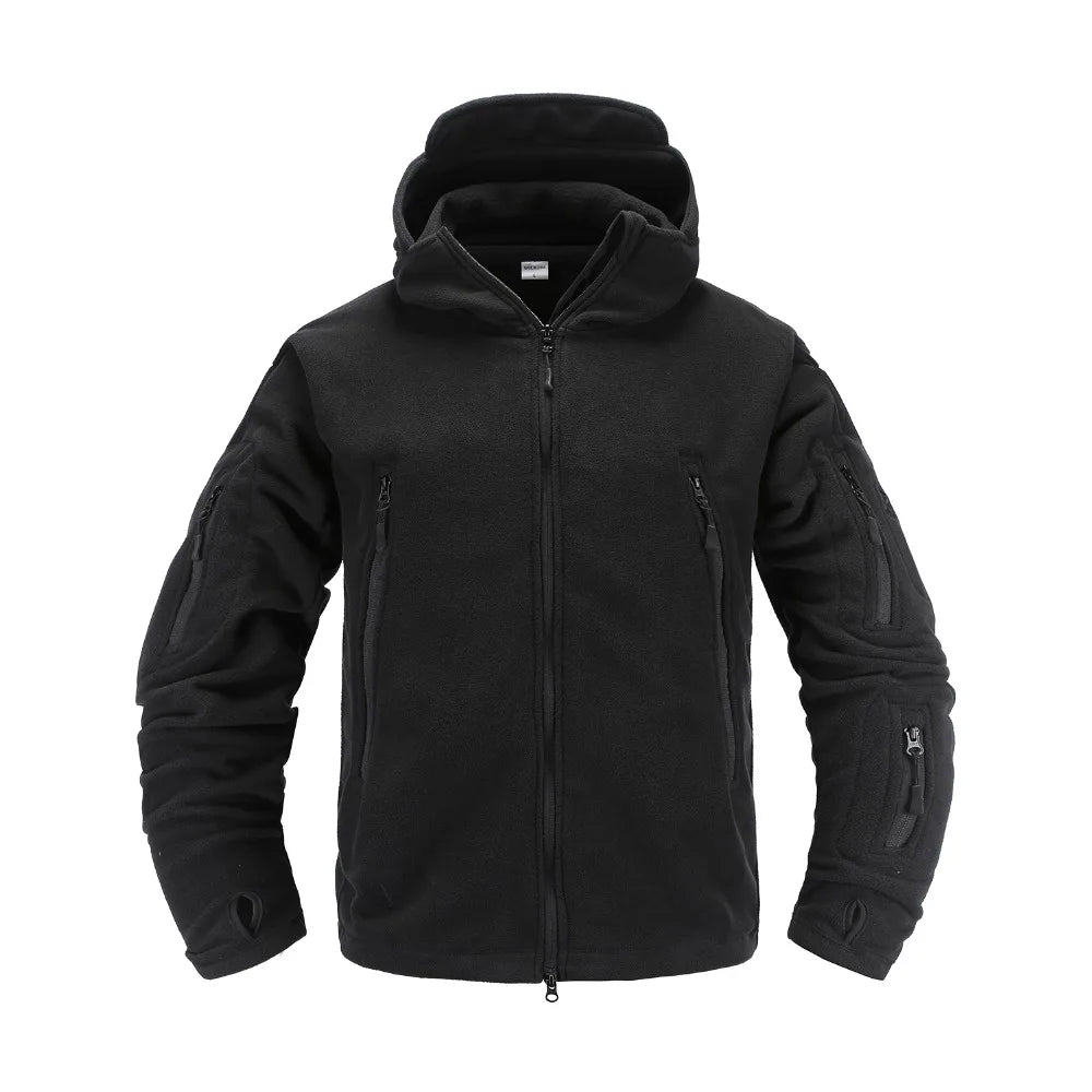 Tactical Fleece Jacket Military Uniform Soft Shell Casual Hooded Jacket Men Thermal Army Clothing voguable