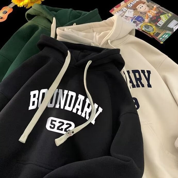Voguable boy outfits High Quality Sweater Men's Youth Spring Junior High School Students Korean Style Trendy Hoodie American Loose Top voguable