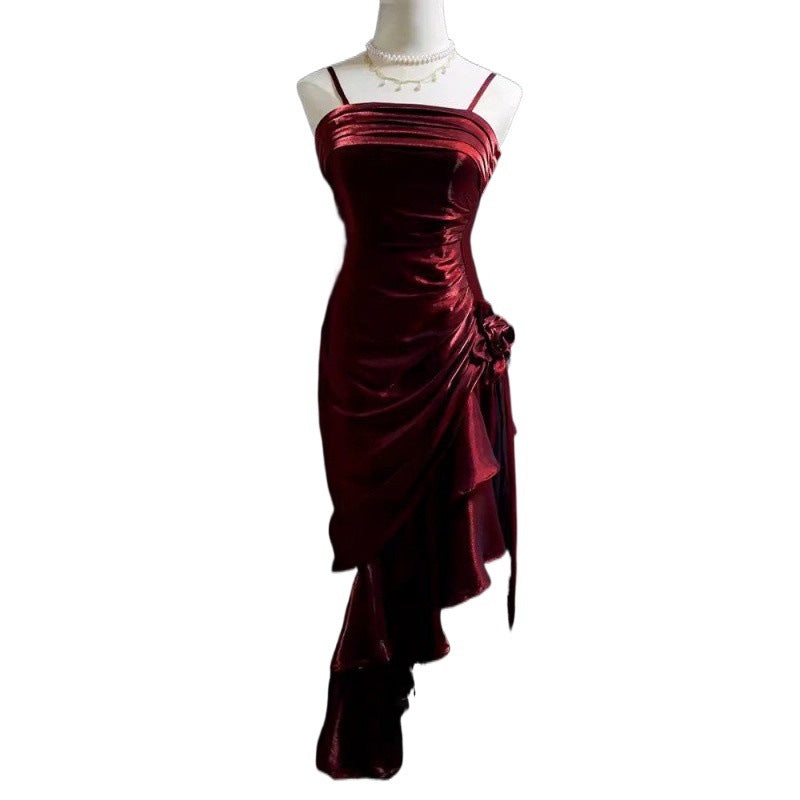 Voguable pop culture dress to impress Spring New Ancient Mermaid Ji Laser Dress Light Luxury Niche Adult Ceremony Battle Gown High-Grade Long Dress voguable
