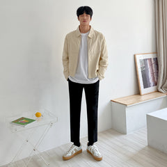 Voguable starboy outfit Myq Men's Coat Spring and Autumn New Korean Fashion Top Autumn Clothes Lapel Casual Jacket voguable