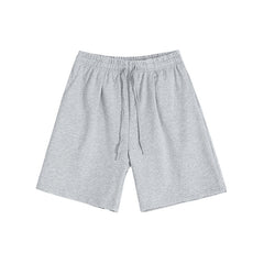 Voguable boy outfits Myq Simple Solid Color Casual Shorts Men's Summer Loose Cropped Sports Pants Korean Style Trendy Straight Pants voguable