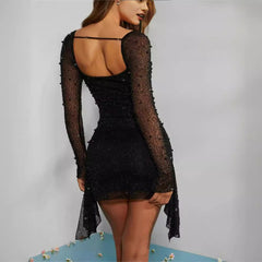 Voguable alien invasion dress to impress New Women's Black Pearl Skirt voguable