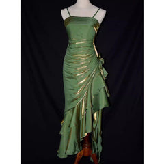 Voguable pop culture dress to impress Spring New Ancient Mermaid Ji Laser Dress Light Luxury Niche Adult Ceremony Battle Gown High-Grade Long Dress voguable