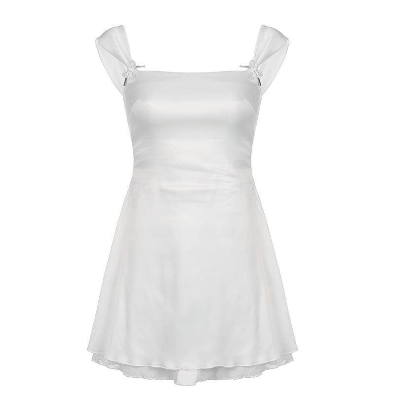 Voguable outfit inspo Spring and Summer Women's Clothing Style Street Hot Girl Fashion Front and Back Wear Chiffon Sling Dress Women voguable