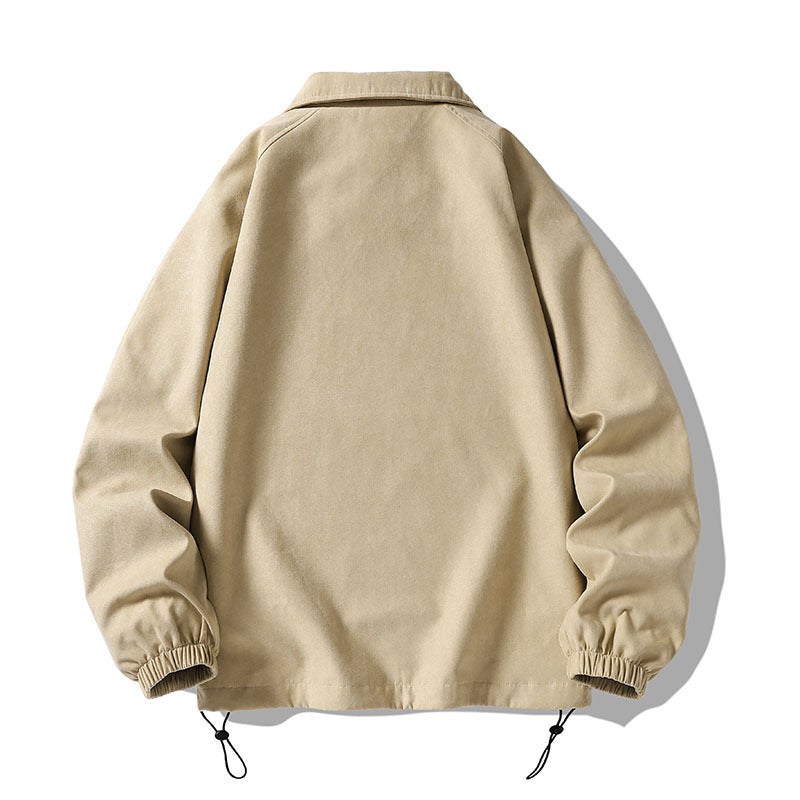Voguable 90s fashion men Men's Jacket Spring Loose Hong Kong Style Trendy Brand Pu Shuai Casual Baseball Uniform Spring Jacket Men's Top Clothes voguable
