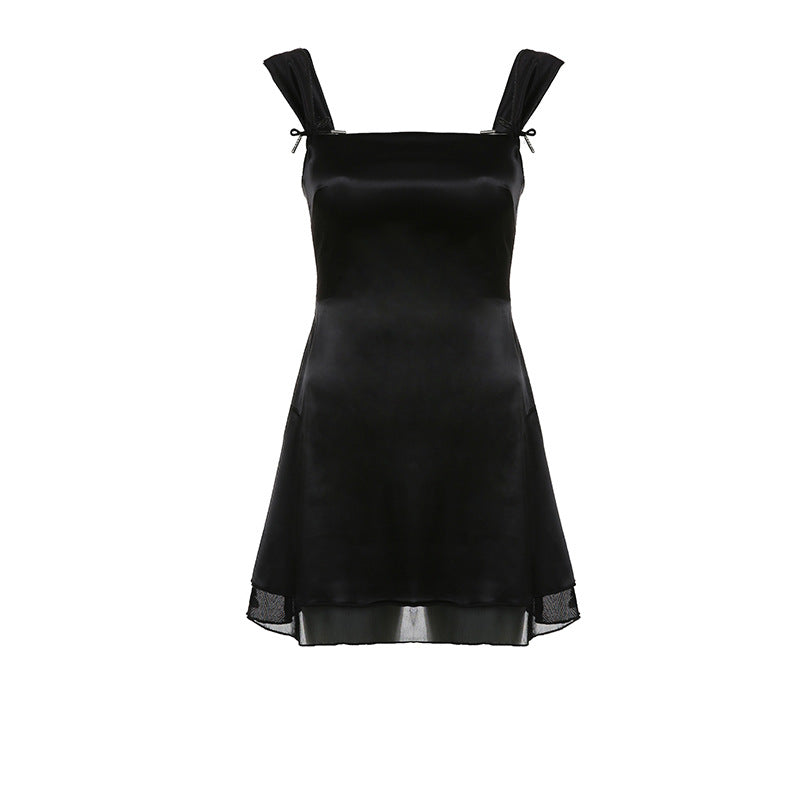 Voguable outfit inspo Spring and Summer Women's Clothing Style Street Hot Girl Fashion Front and Back Wear Chiffon Sling Dress Women voguable