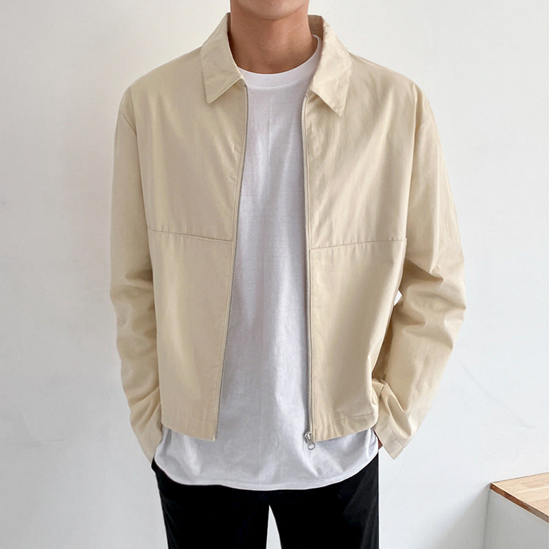 Voguable starboy outfit Myq Men's Coat Spring and Autumn New Korean Fashion Top Autumn Clothes Lapel Casual Jacket voguable