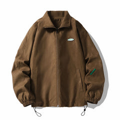 Voguable 90s fashion men Men's Jacket Spring Loose Hong Kong Style Trendy Brand Pu Shuai Casual Baseball Uniform Spring Jacket Men's Top Clothes voguable