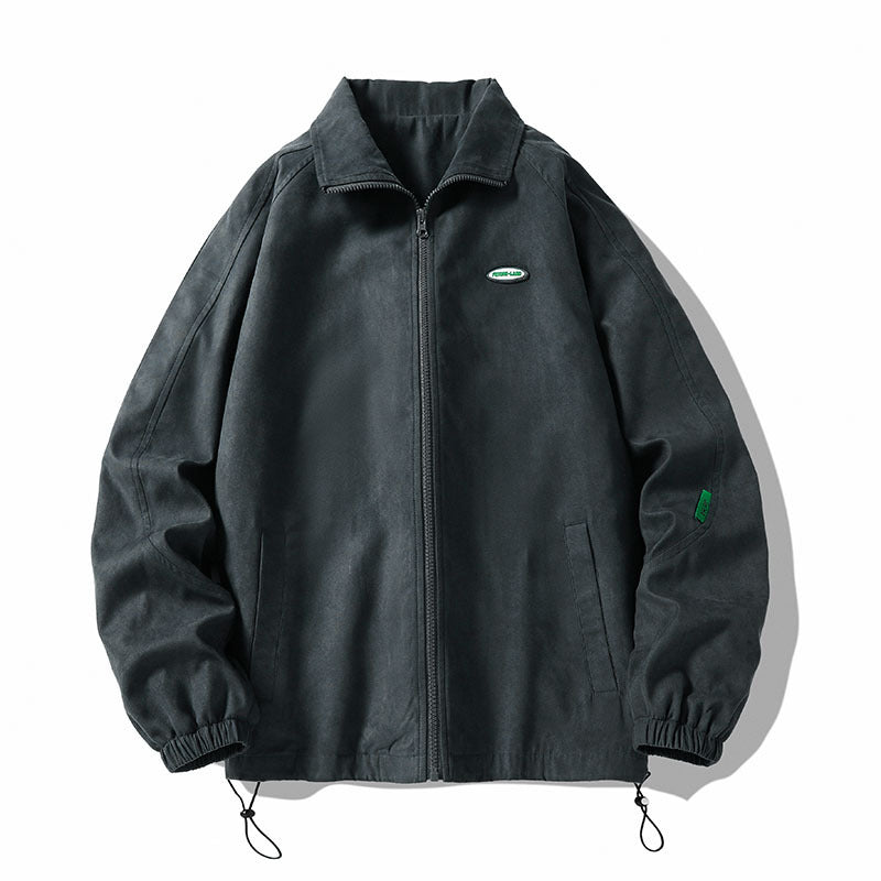 Voguable 90s fashion men Men's Jacket Spring Loose Hong Kong Style Trendy Brand Pu Shuai Casual Baseball Uniform Spring Jacket Men's Top Clothes voguable