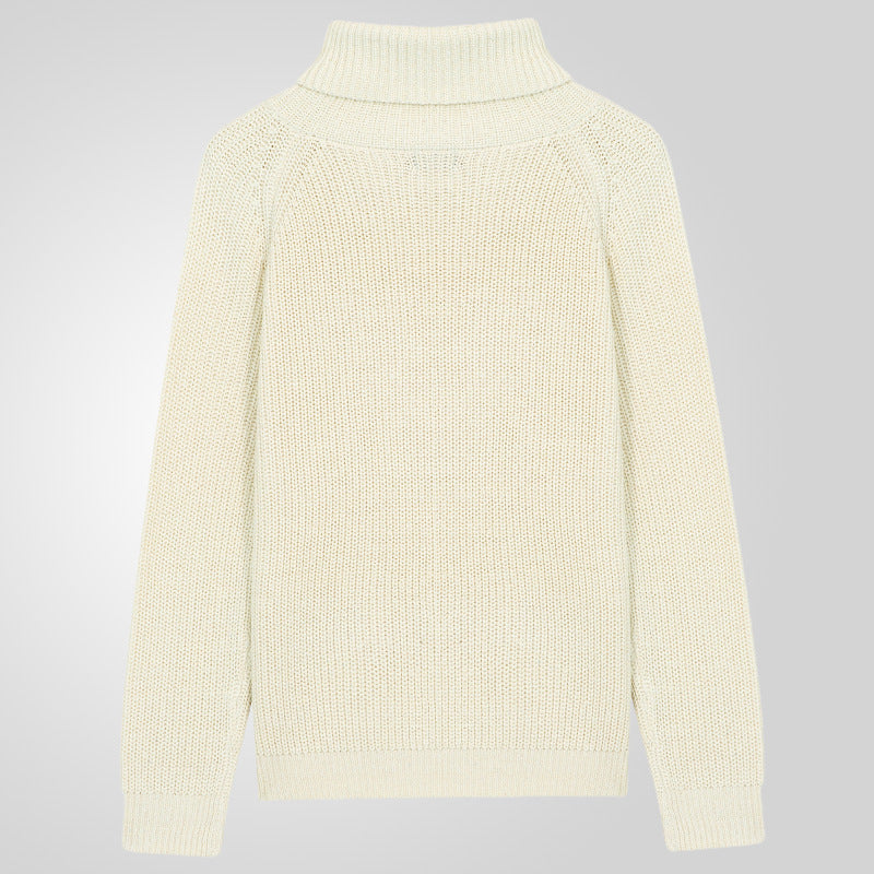 Voguable men fall outfits New Men's Autumn and Winter Turtleneck Sweater Loose Long Sleeve Pullover Bottoming Sweater voguable