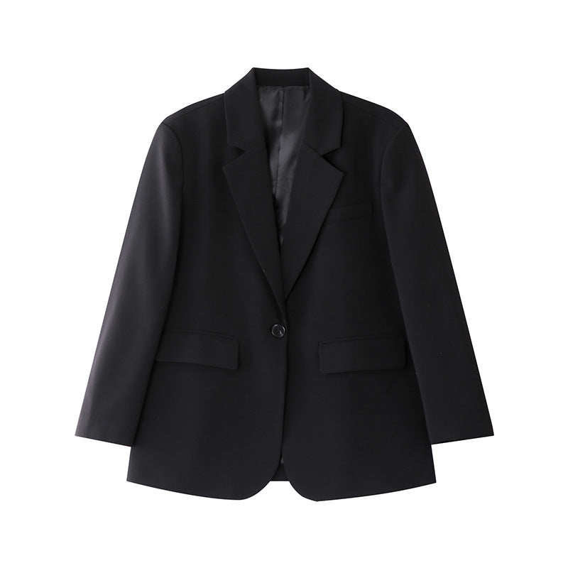 Voguable 2000s fashion High-End Black Elegant Suit Jacket for Women Spring and Autumn 2024 New Small Casual Loose Korean Style Suit voguable