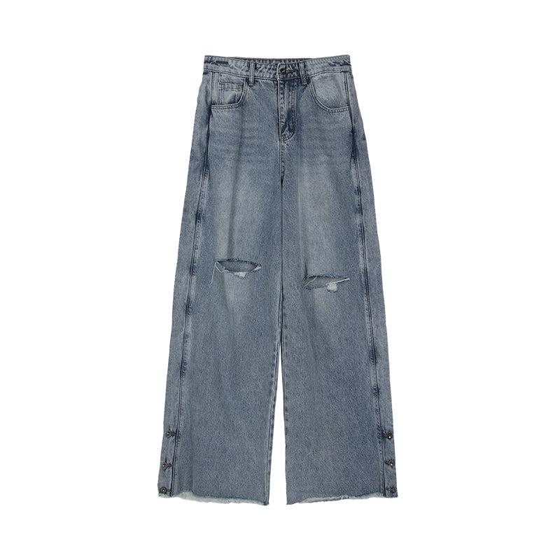 Retro Shoulder Pad Denim Suit mysite