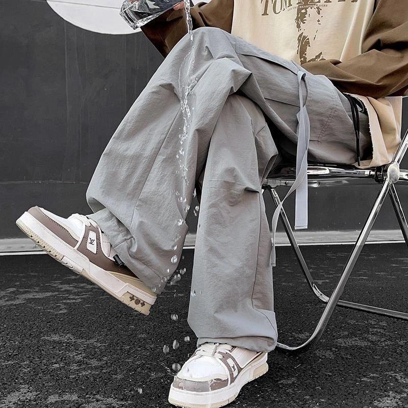 Men's Black Pants Streetwear Harem Pant Vintage Y2k Hip Hop Wide Leg Joggers Baggy Sweatpants Male Pants Big Size 5XL gotmes-shop