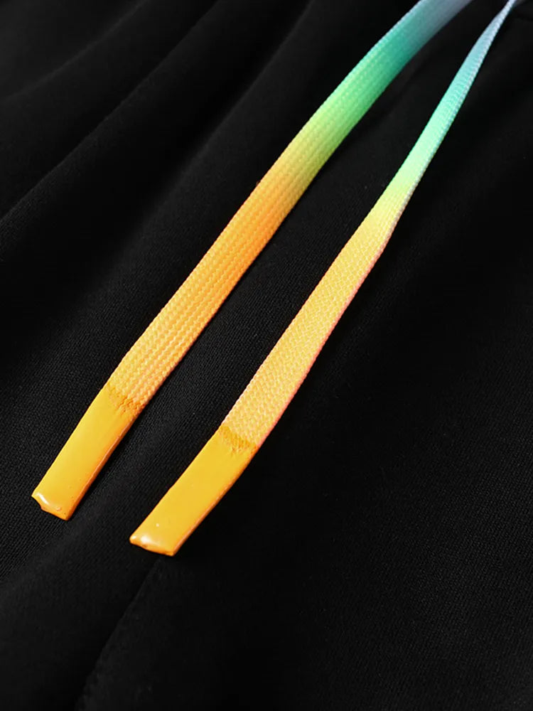 Spring Autumn Men's Baggy Sweatpants Colorfull Drawstring Cotton Trainning Jogger Pants voguable