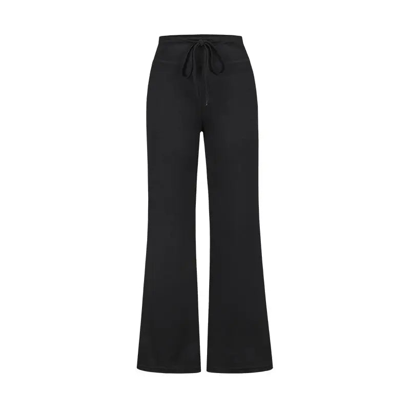 Voguable  Y2K Flared Pants Women Drawstring Casual Micro Flare Lazy Drape Floor Pants Autumn voguable