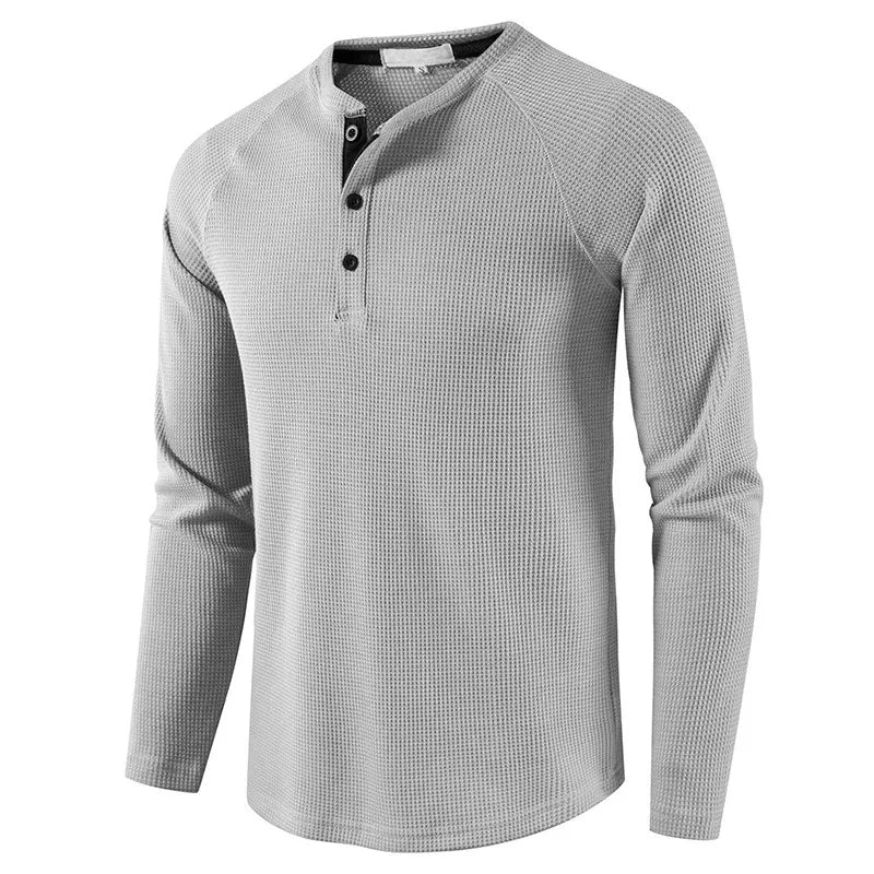 Spring Autumn New Fashion Round Neck Long Sleeve Solid T-Shirts Men's Clothing Slim Bottoming Shirt All-match Korean Chic Tops voguable