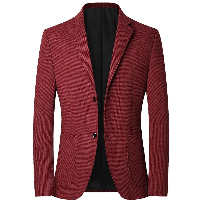 2024 Autumn Men Blazers Suits Jackets Business Casual Suit Wool Coats High Quality Male Slim Fit Blazers Jackets Blazers Coats voguable