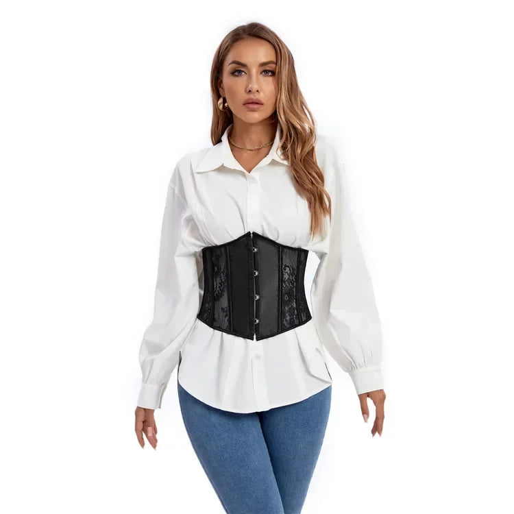Sexy Lolita Corset Shaper Ladies Slimming Bandage Corsets Underbust Bustier Top Women Lingerie Elegant Streetwear Clothes Blusas voguable