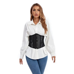 Sexy Lolita Corset Shaper Ladies Slimming Bandage Corsets Underbust Bustier Top Women Lingerie Elegant Streetwear Clothes Blusas voguable