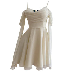 Fashion Solid Color Dress Women's Swinging Collar Flare Sleeve A Line Dresses 2025 Summer New Tide 3QW1330 3QW1330 voguable