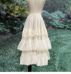 Voguable  French Style Mesh Personalized Streetwear Skirt Two Wear Shawl Women Clothing Fairy Casual Elegant Slim Fungus New Skirts voguable