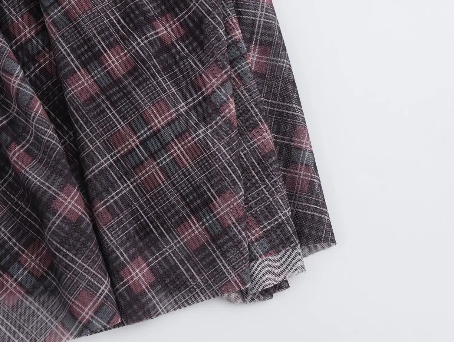High Waist Retro Chic Plaid Long Skirt 2025 New Elegant Fashion Zipper Summer Skirt Streetwear Y2K A-line Spring Women Skirt voguable