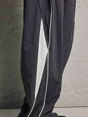 Voguable Parachute Sports Pants for Men Jogging Sweatpants Wide Leg Trousers Male Black Streetwear Loose Casual American Street voguable