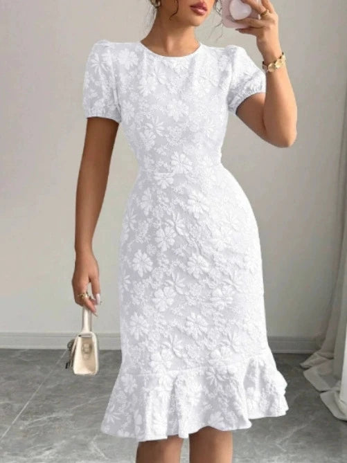 Voguable  summer new slim hip fashion temperament commuter casual versatile dress voguable